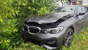 Jego BMW samo "zadzwoniło" na policję. Kierowca nie był tym zachwycony