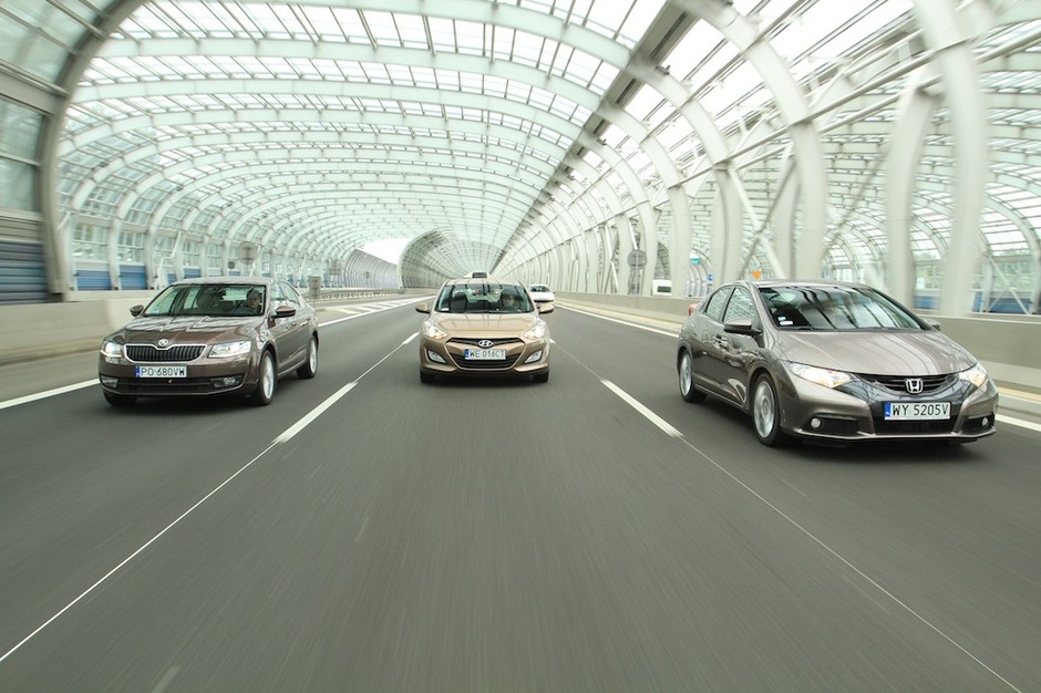 Honda Civic, Hyundai i30, Skoda Octavia w teście z Kubą Giermaziakiem