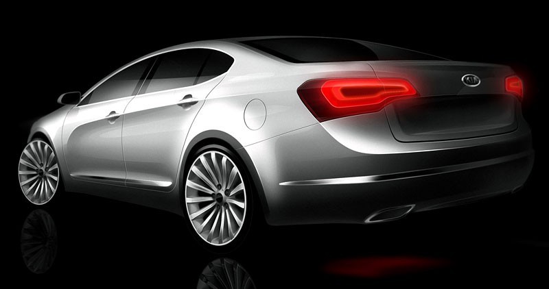 Kia VG: pierwszy szkic następcy modelu Opirus