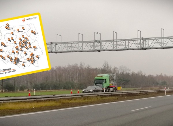 Mamy najnowszą mapę odcinkowych pomiarów prędkości. Nowe punkty