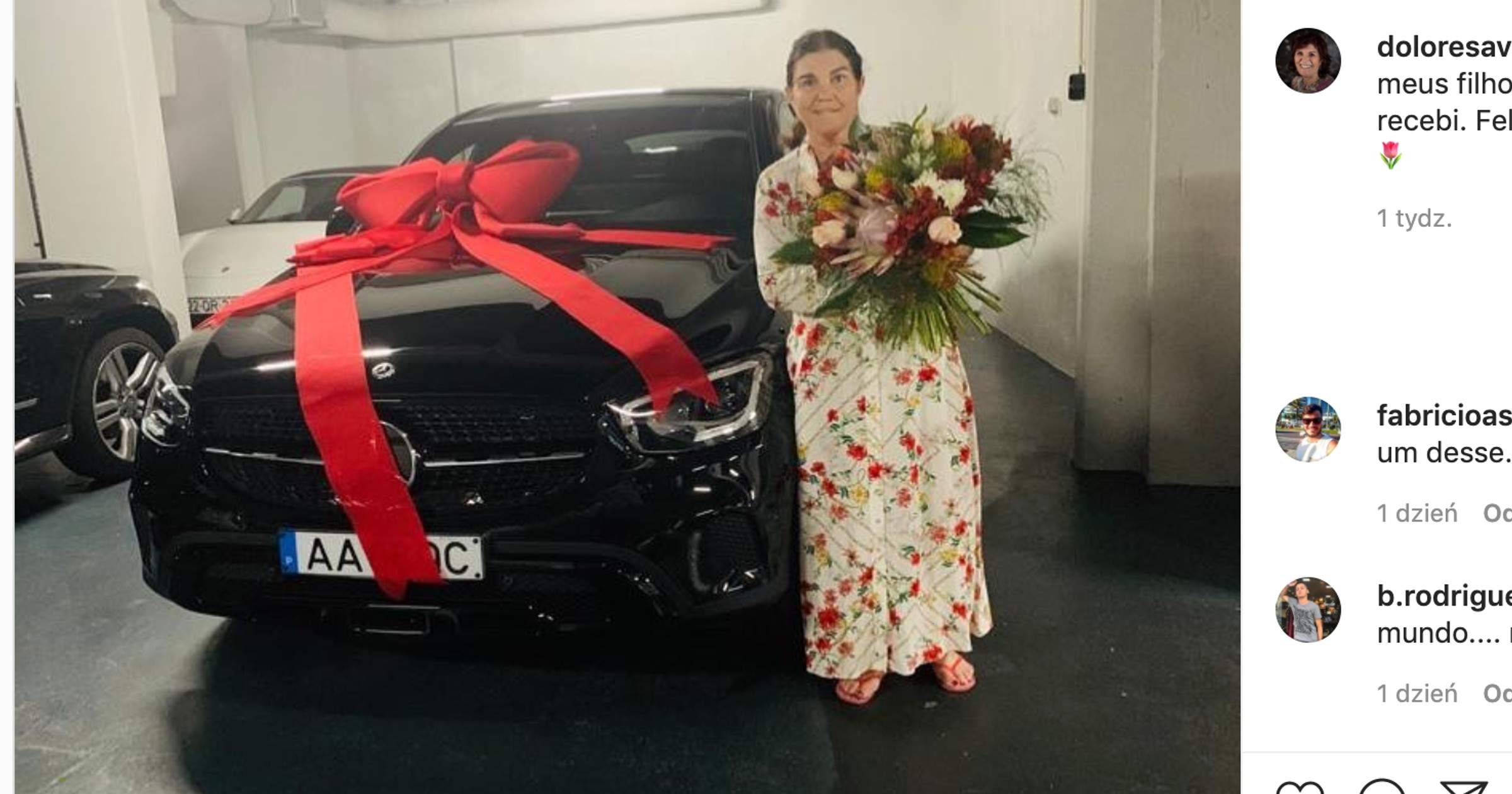 Mercedes GLC Coupé dla mamy Cristiano Ronaldo