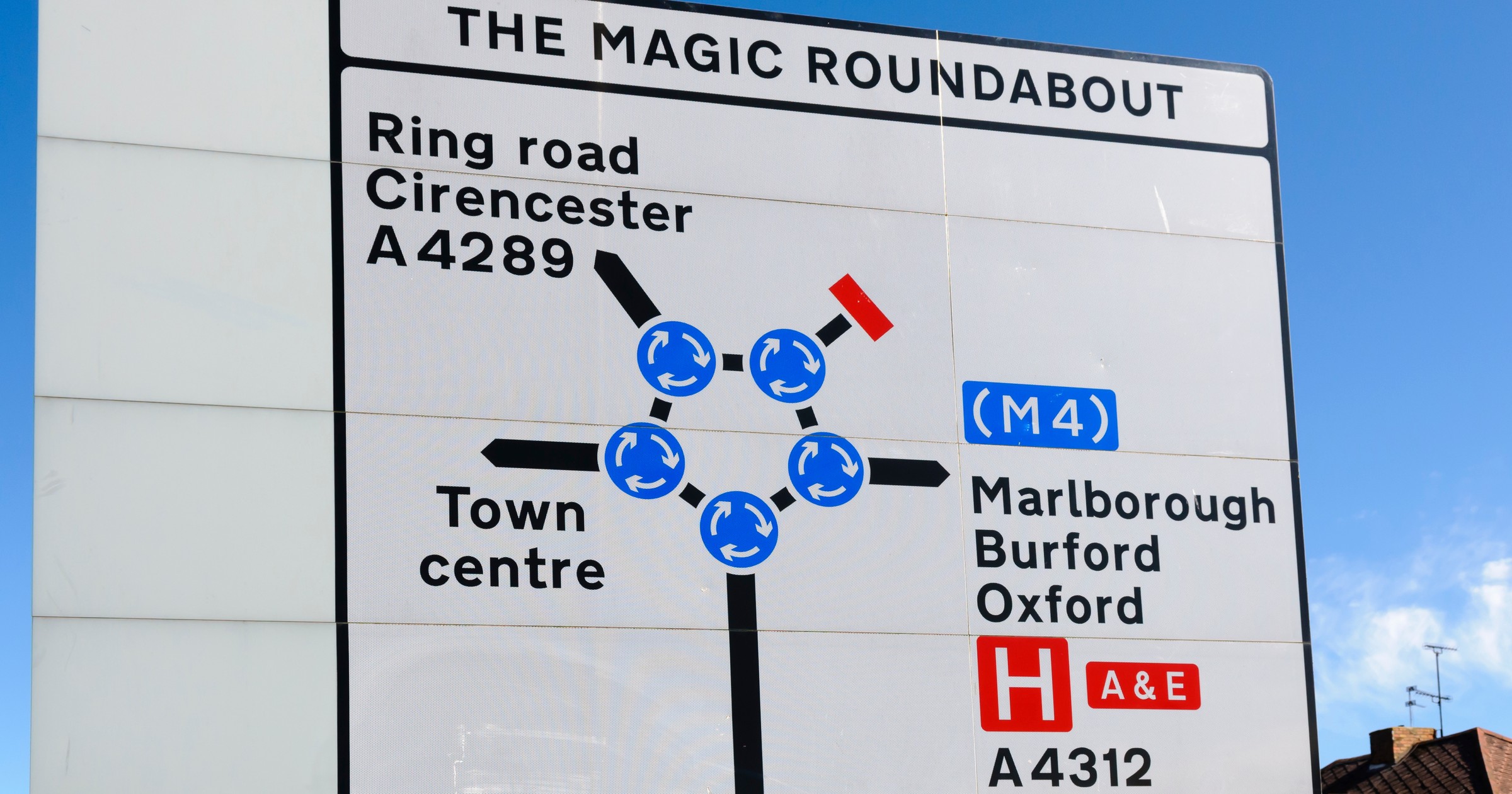 "Magiczne" rondo w Swindon
