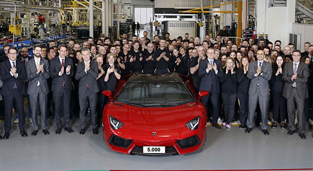 Lamborghini Aventador: 5 lat i 5 tys.