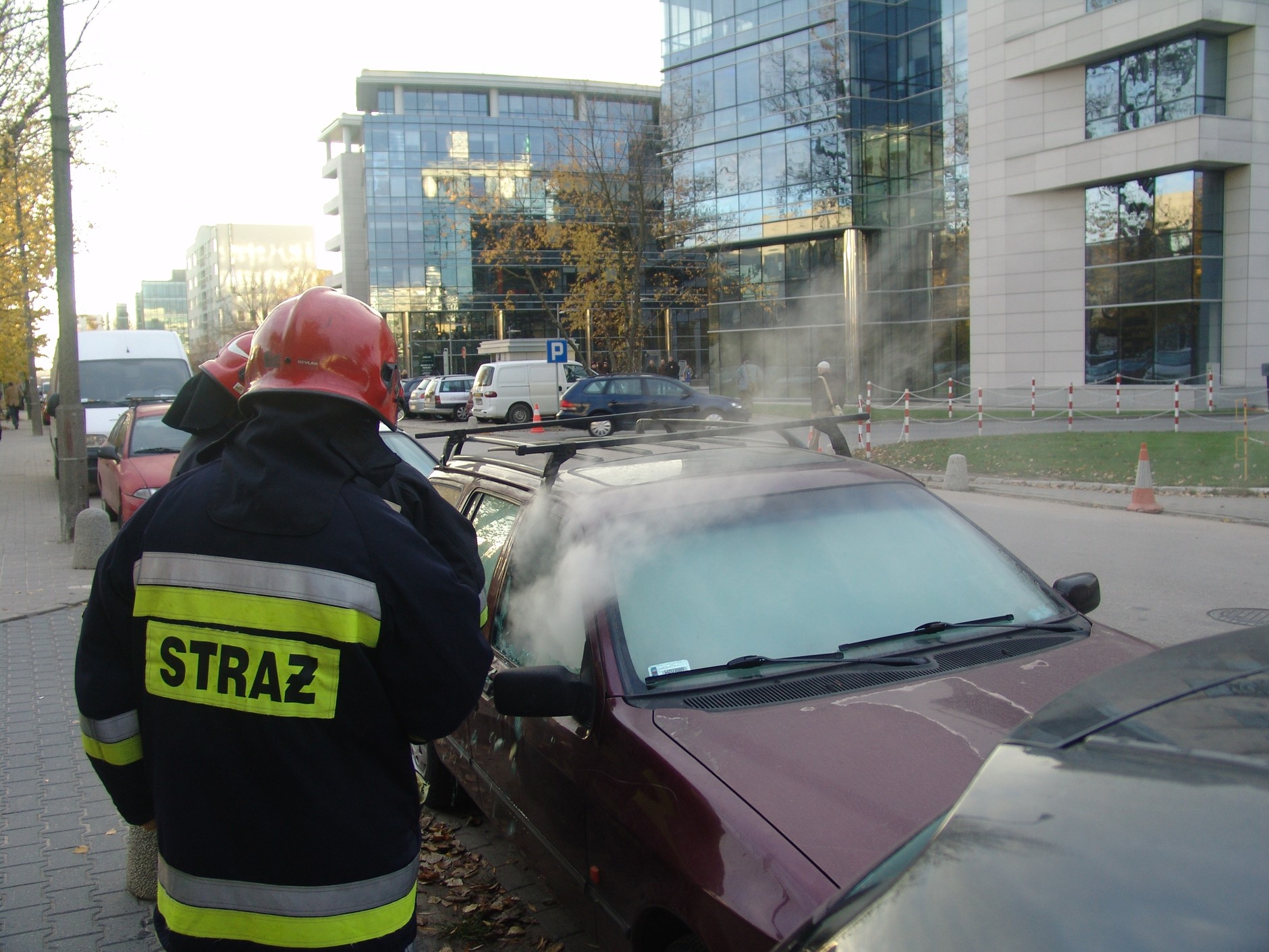 Dlaczego ten samochód się zapalił?