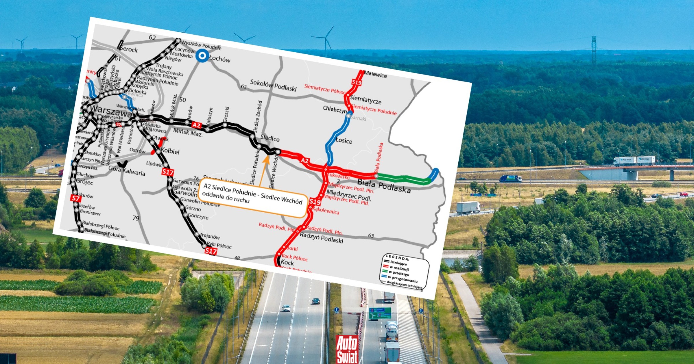 Kolejny odcinek autostrady A2 otwarty. GDDKiA mówi, co się dzieje dalej na wschód