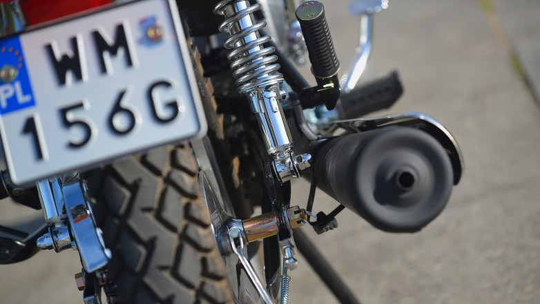 Motocyklowa tablica rejestracyjna