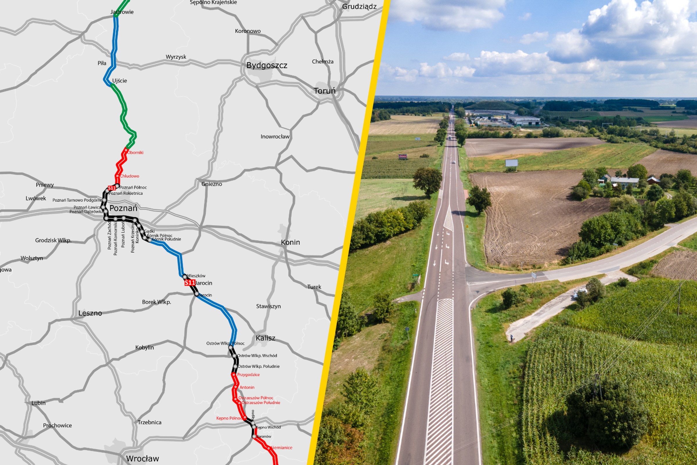 Kolejny krok do budowy nowej drogi ekspresowej. S11 połączy kilka województw na zachodzie