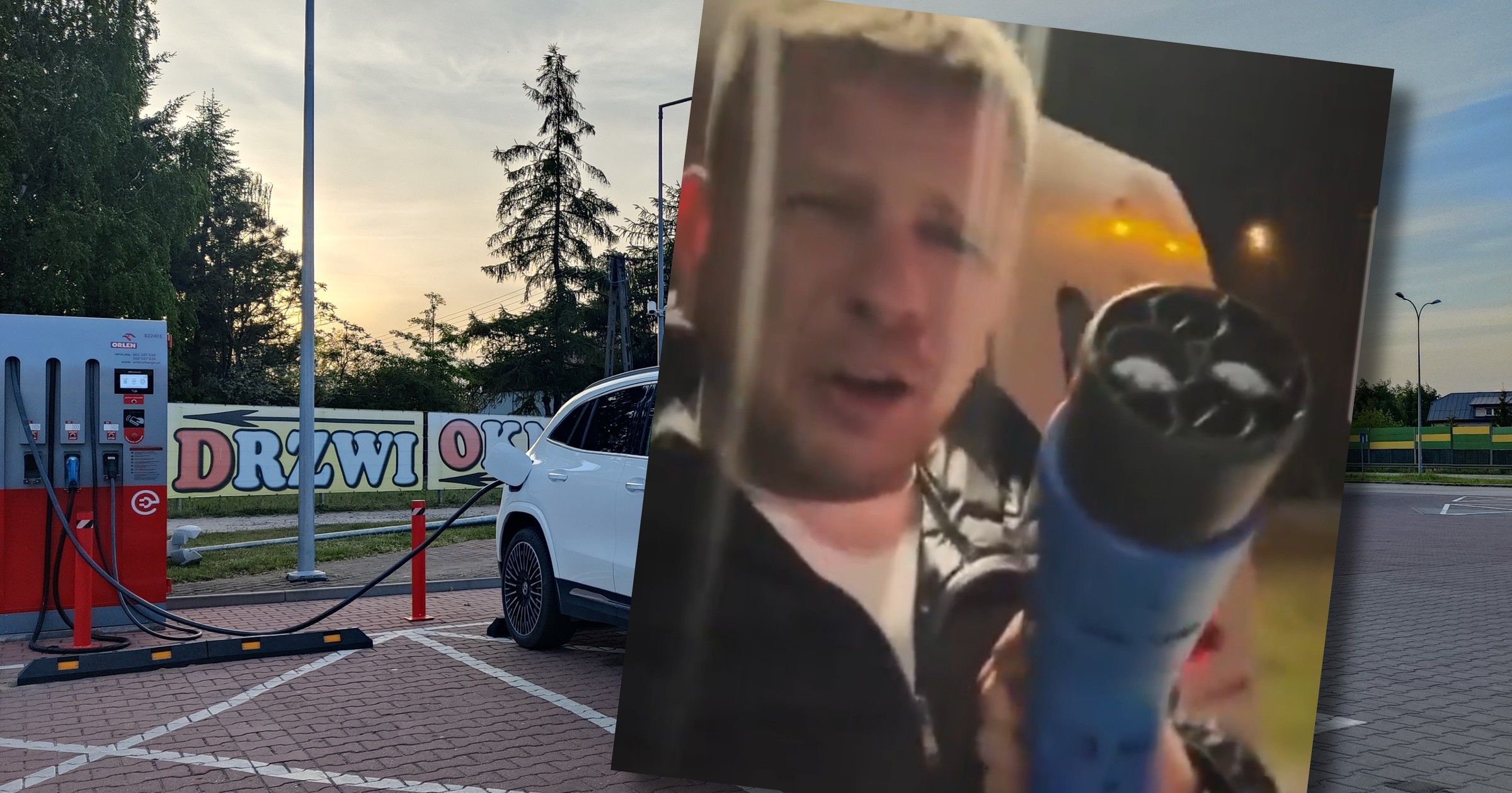 Filip Chajzer utknął na autostradzie. Nie mógł naładować auta elektrycznego
