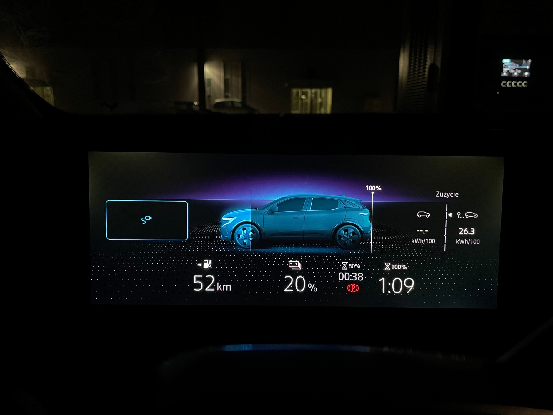 Szybkie, wieczorne ładowanie samochodu elektrycznego