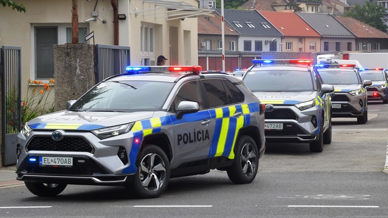 Radiowozy słowackiej policji
