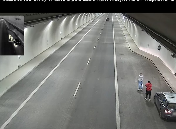 Tunel na zakopiance działa ledwo miesiąc, a już trzeba upominać kierowców [WIDEO]