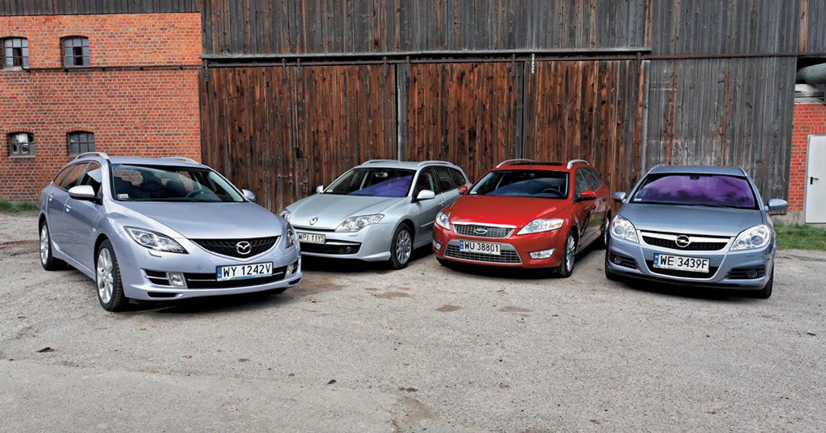 Używane kombi z dieslem dla rodziny: Ford Mondeo kontra Mazda 6, Opel Vectra i Renault Laguna