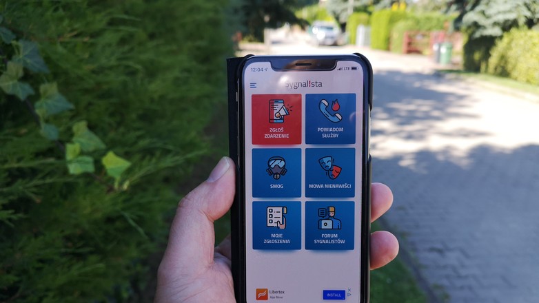 Sygnalista - aplikacja do powiadamiania służb