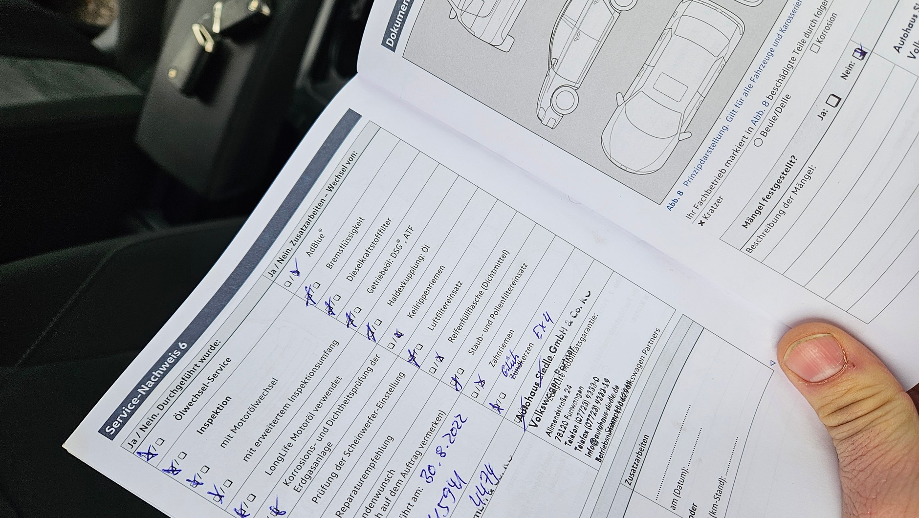Volkswagen Tiguan z ogłoszenia regularnie trafiał do warsztatu i są na to dowody. Niestety, jego ostatnia wizyta w serwisie nie była planowa