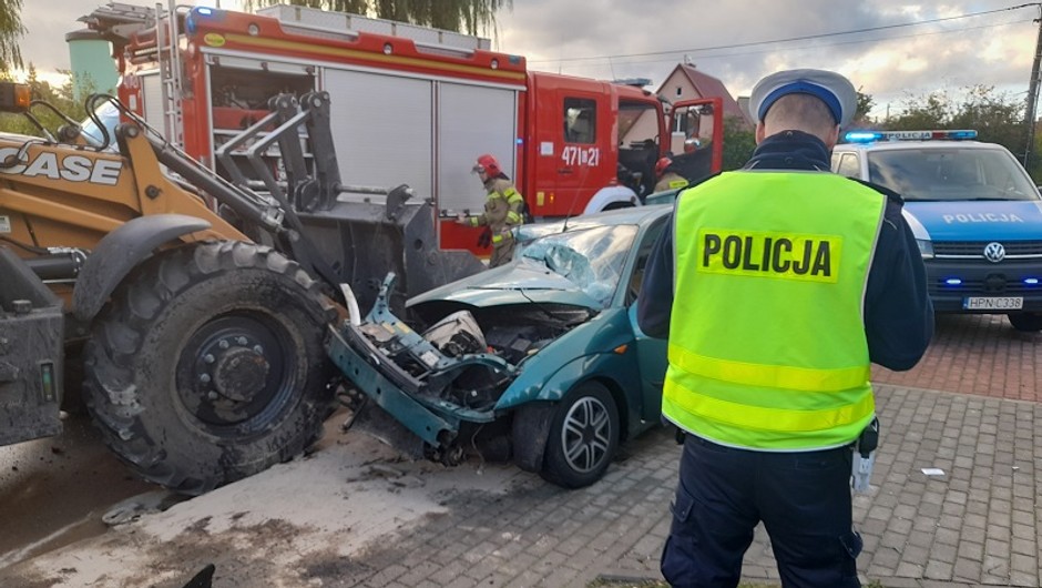 Groźny wypadek w Lęborku