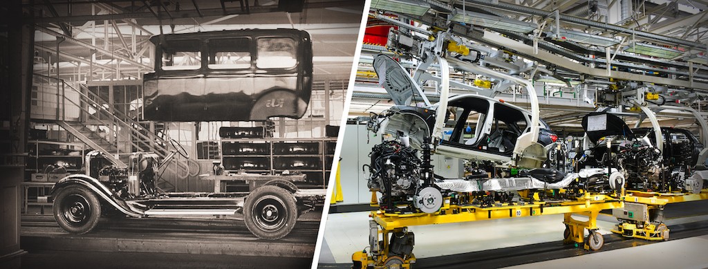 Już w 1930 roku Skoda uruchomiła wytwarzanie aut w oparciu o linię produkcyjną. Dzisiaj zakłady Skody należą do najnowocześniejszych fabryk samochodów świata