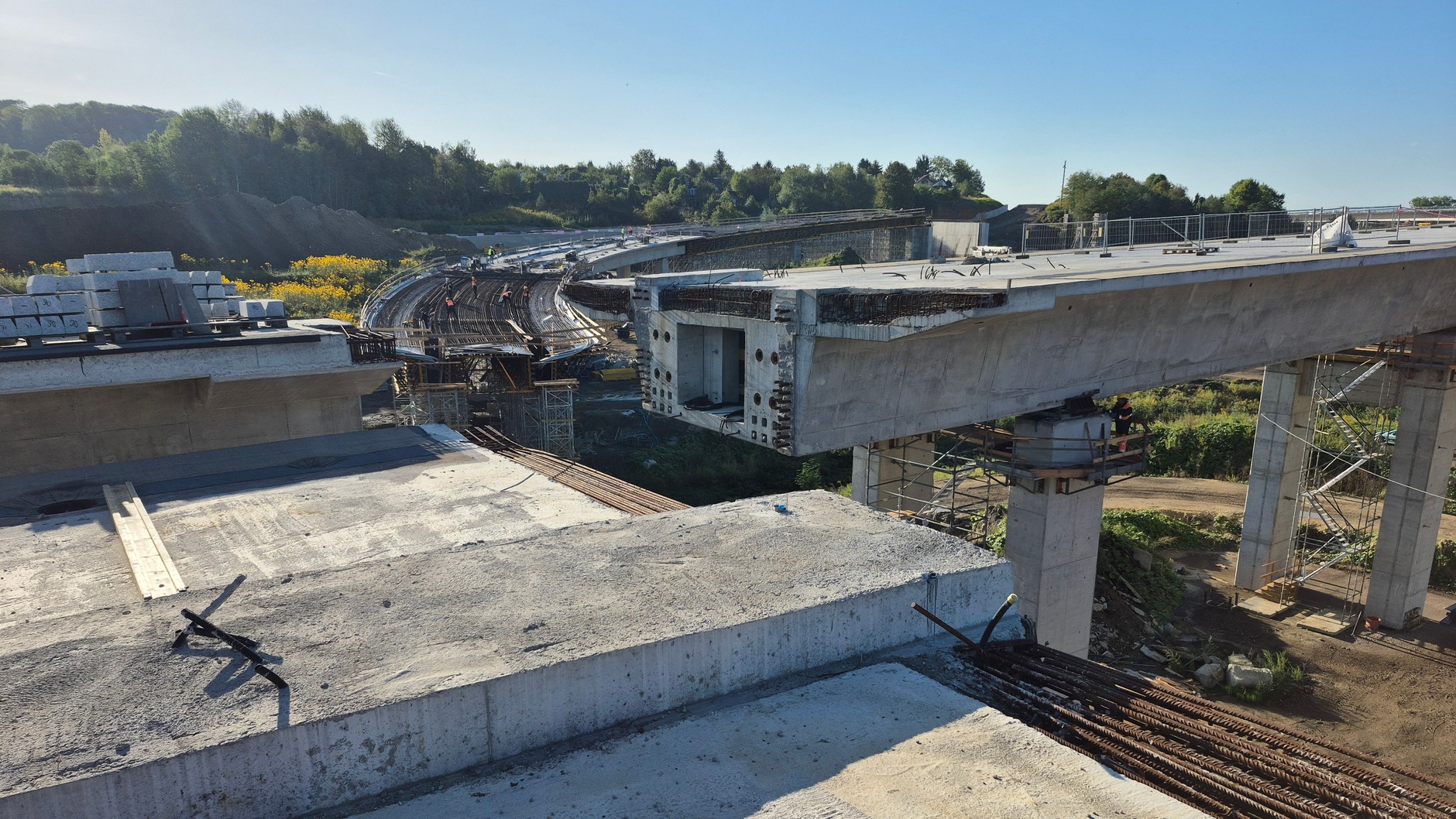 Estakada na węźle Mistrzejowice