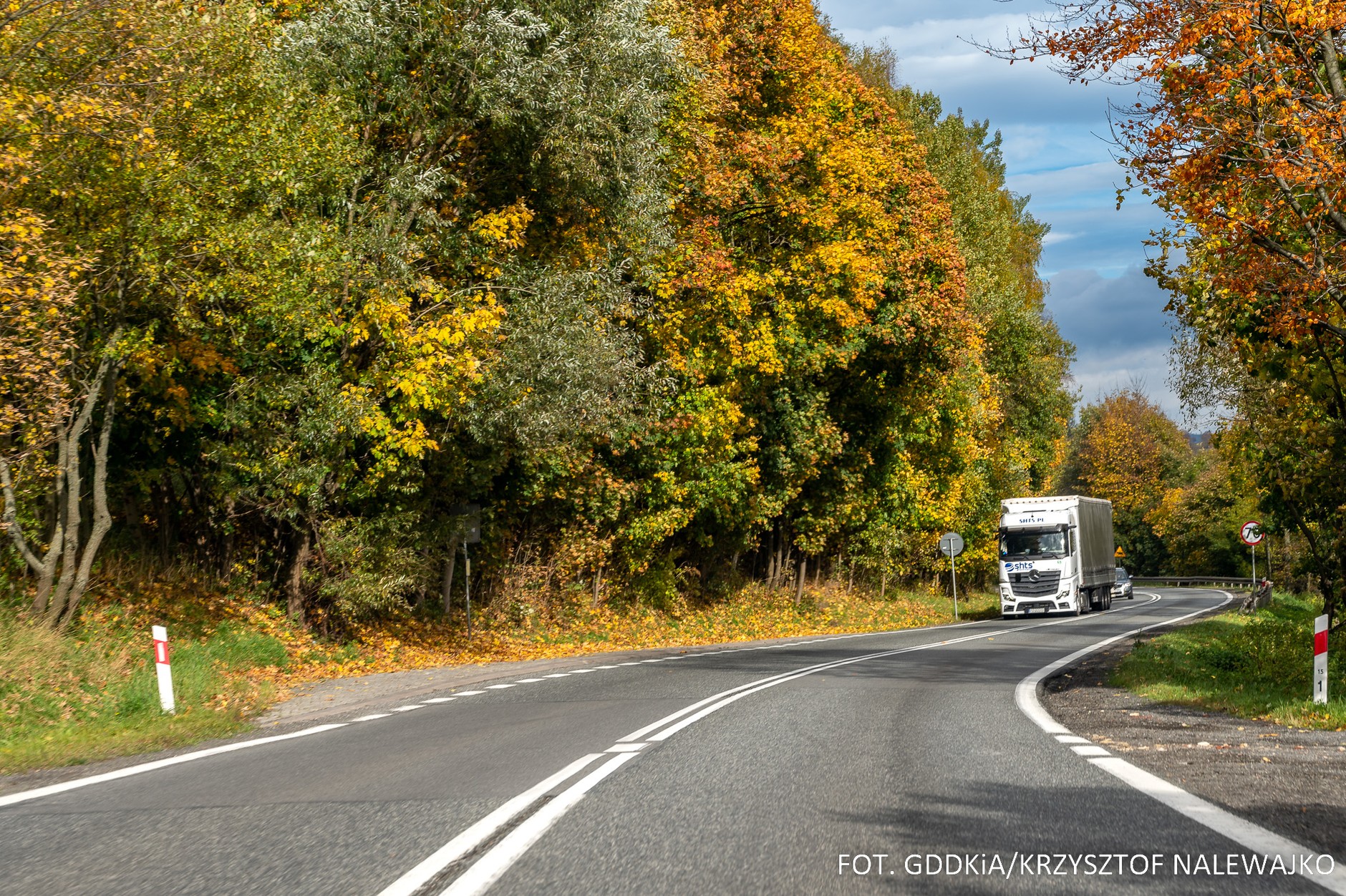 DK8 Kudowa-Zdrój - Kłodzko, okolice Dusznik-Zdroju