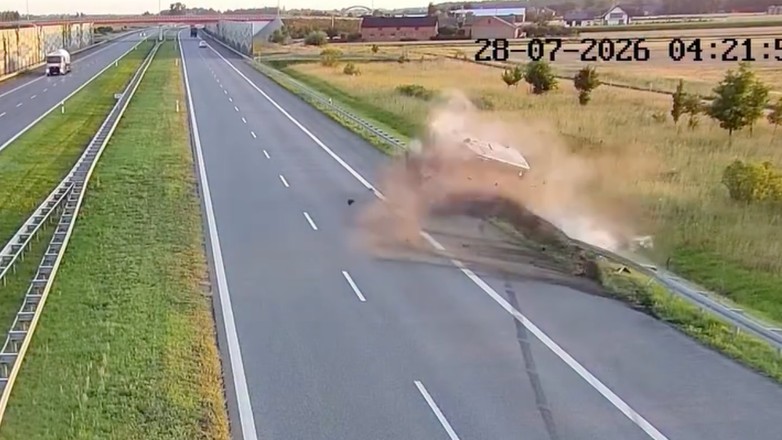 Wypadek na autostradzie A1