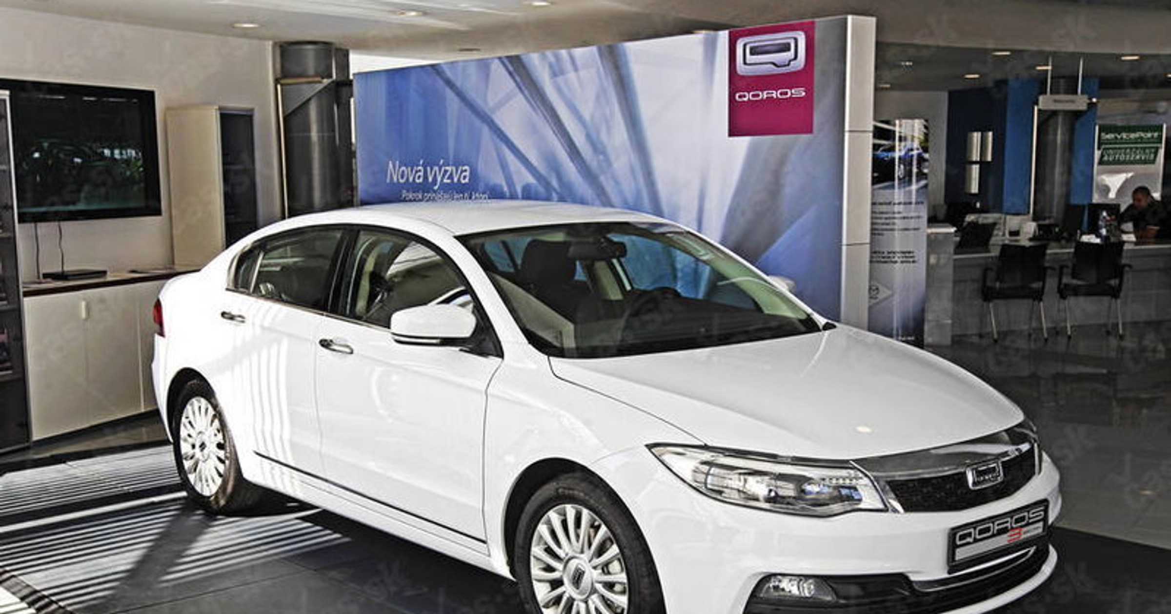 Qoros - salon w Bratysławie