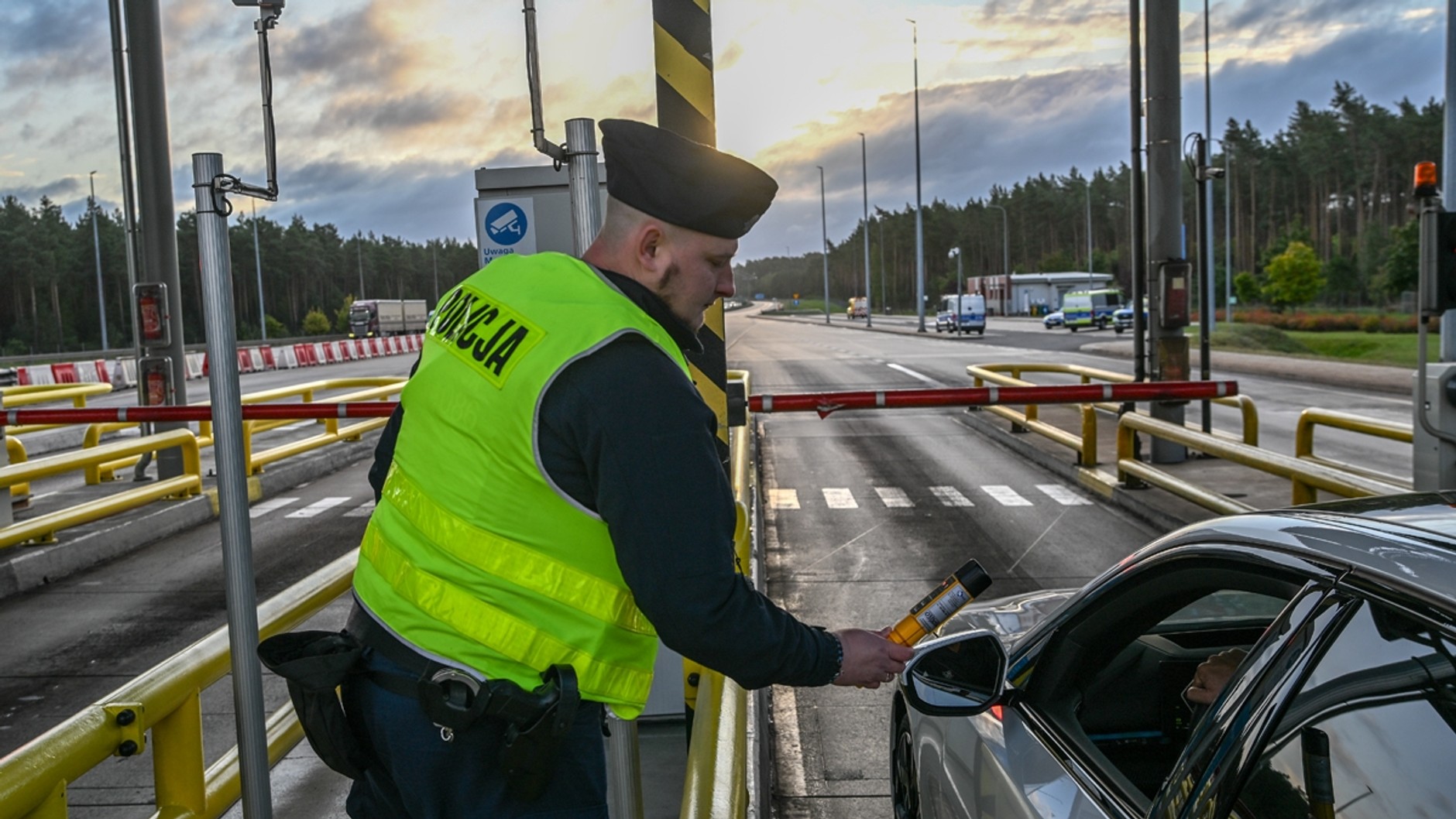 Kontrola trzeźwości na A2