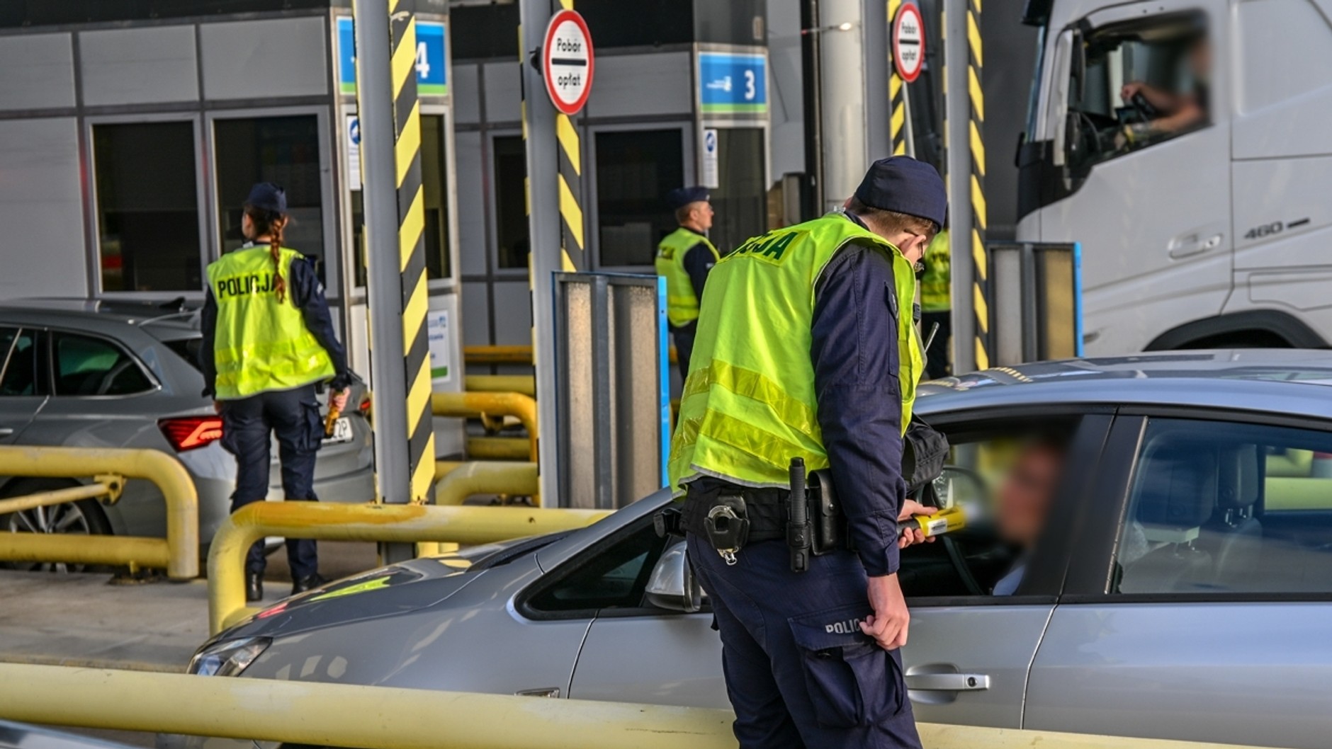 Kontrola trzeźwości na A2