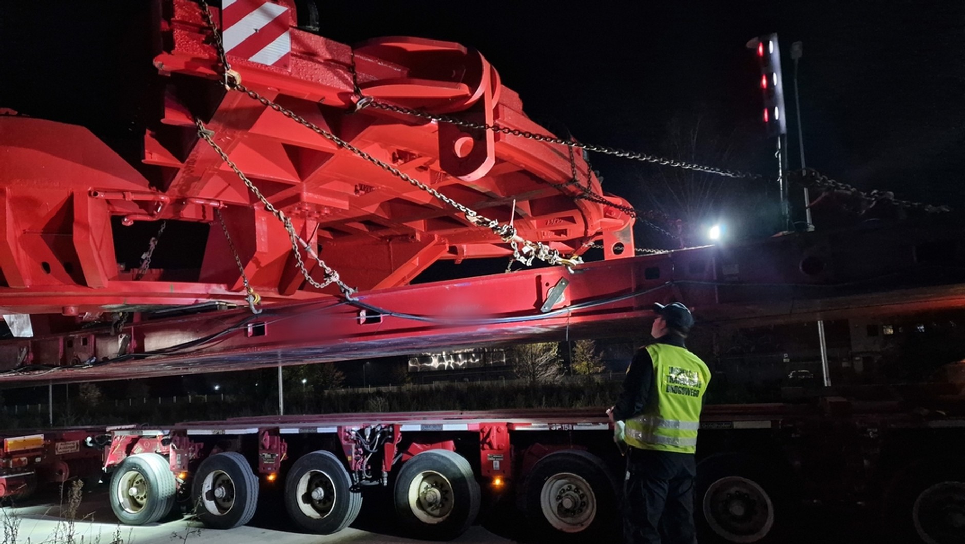 Transport maszyny TBM