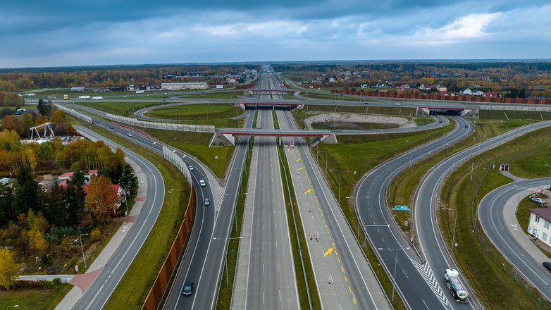 Węzeł Lubelska. Połączenie drogi ekspresowej S17 z A2 i S2
