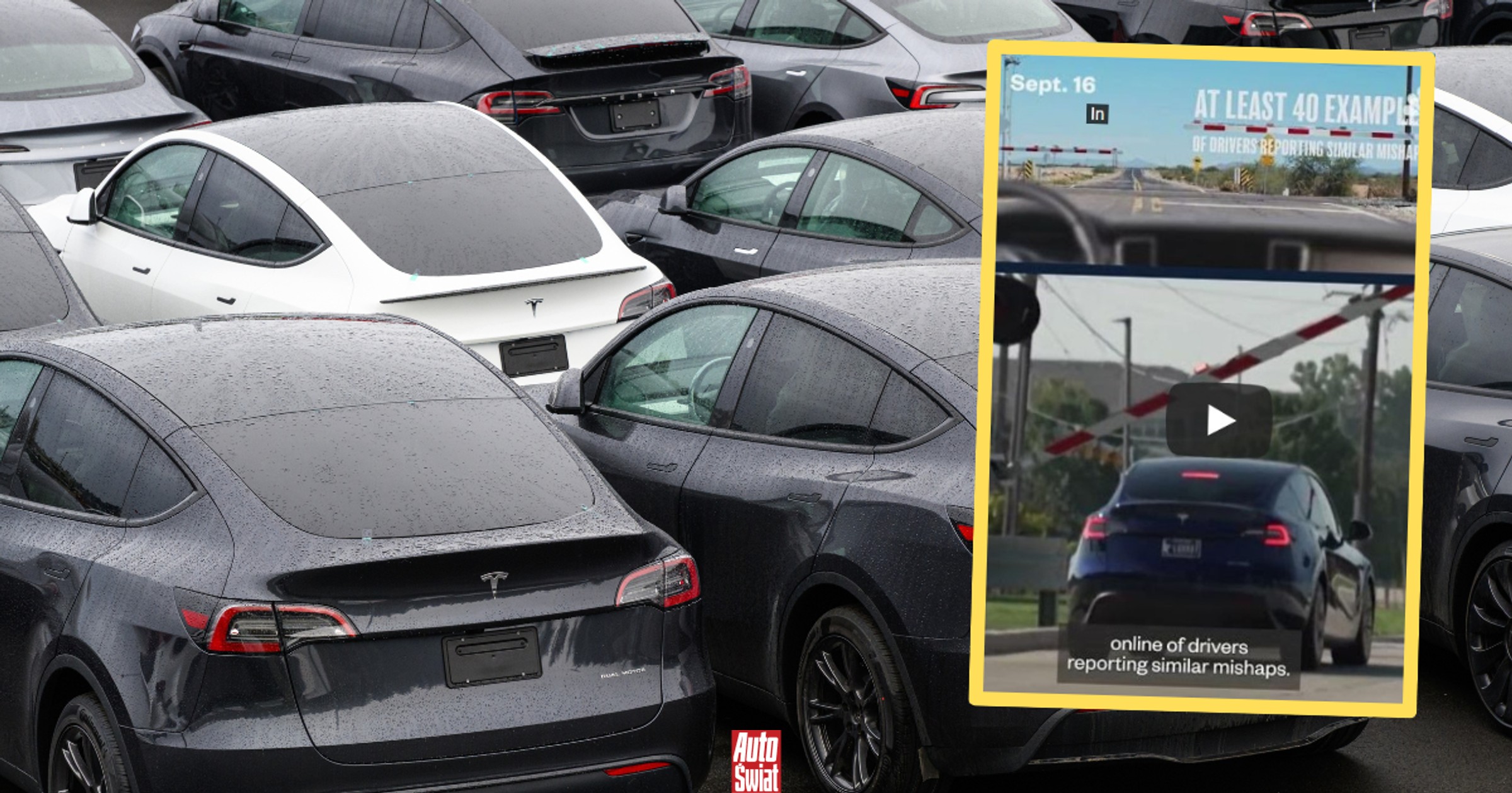 Dziennikarz sprawdzał, jak Tesla jeździ sama. Ledwo uszedł z życiem [WIDEO]