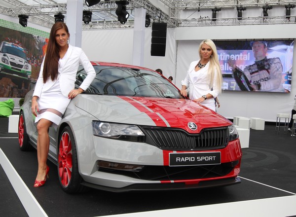 Skoda Rapid Sport na festiwalu w Wörthersee
