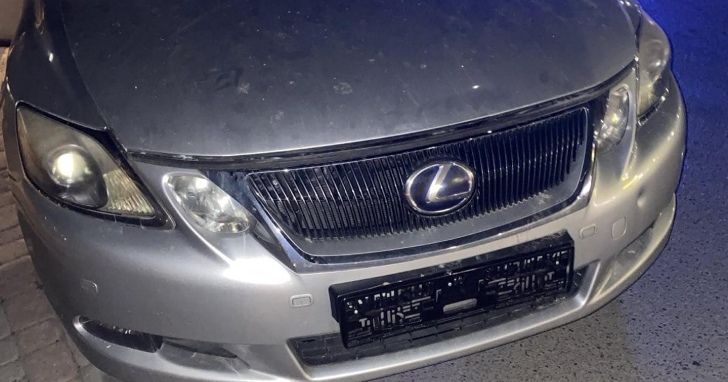 Zatrzymany przez Straż Graniczną Lexus, którym jechał Łotysz