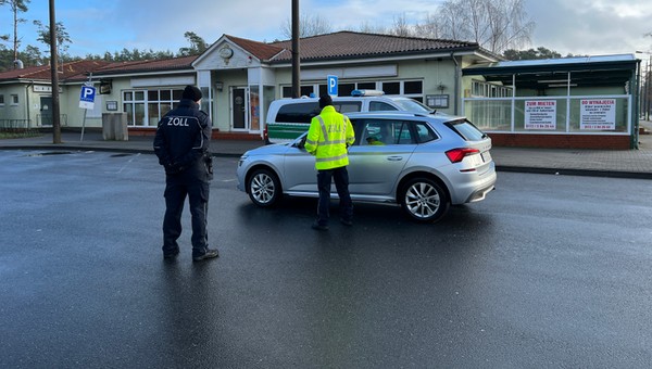 Niemcy, granica polsko-niemiecka, celnicy, kontrola celna, kontrola graniczna