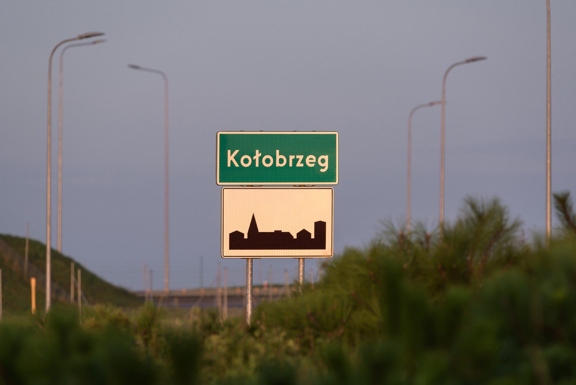 Początek obszaru zabudowanego i miejscowości