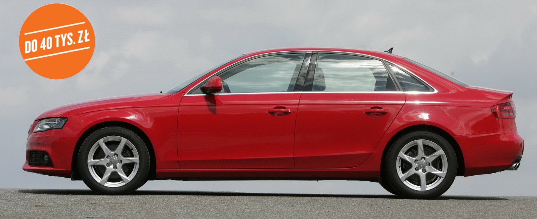 Audi A4 (B8): polecana wersja: 2.0 TDI/143 KM; 2008 r.
Cena: 39 600 zł