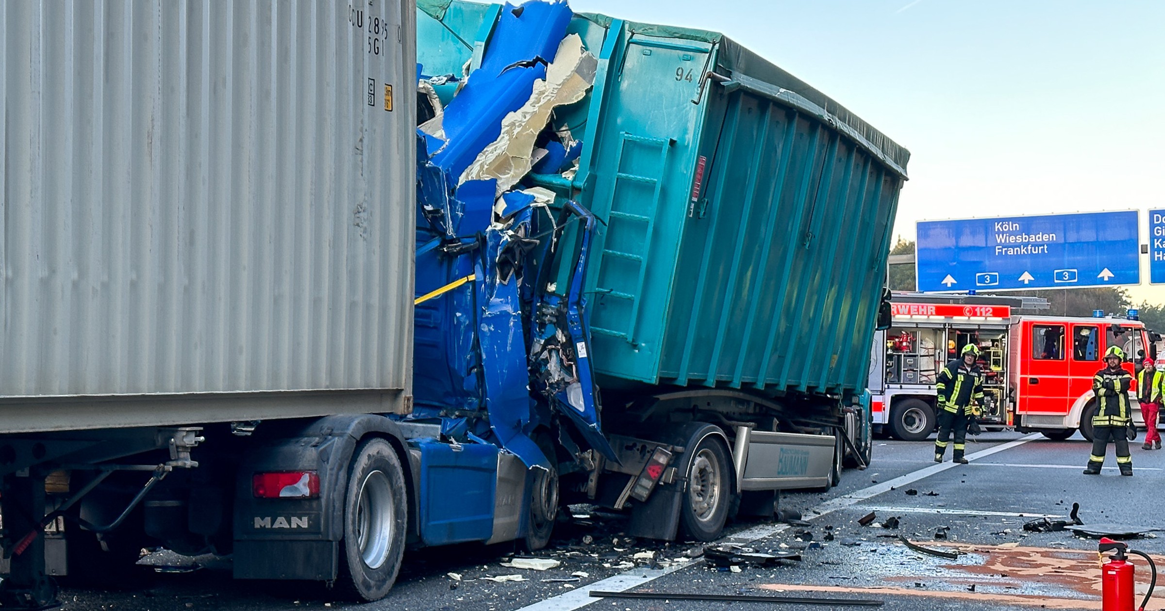 90 minut trwała akcja ratunkowa po wypadku, do którego doszło na niemieckiej autostradzie A3