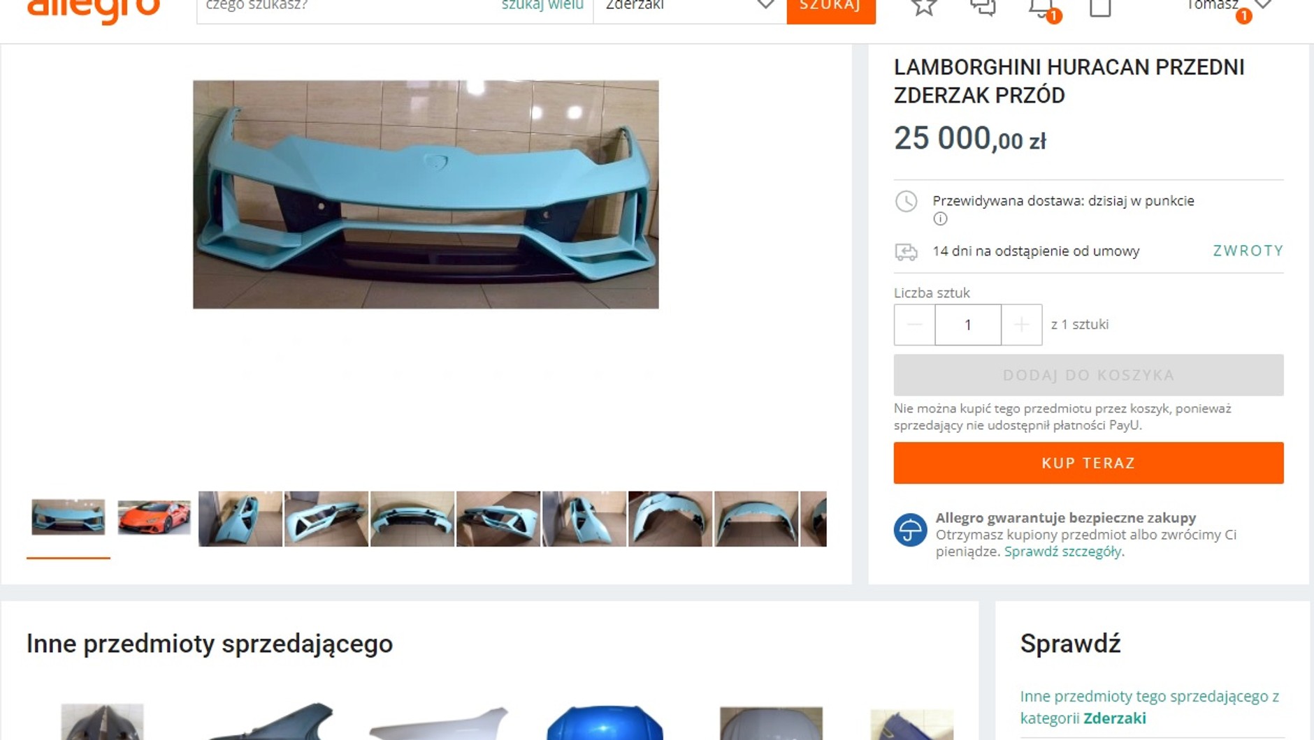 Ogłoszenie Lamborghini