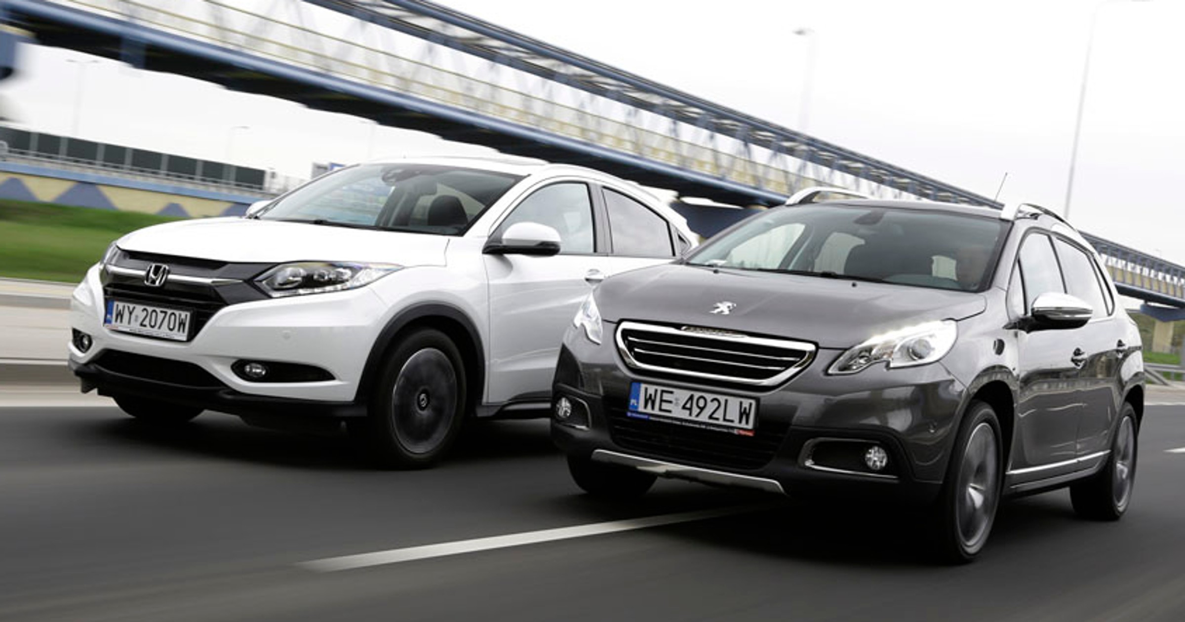 Honda HR-V kontra Peugeot 2008 - praktyczne i stylowe miejskie crossovery
