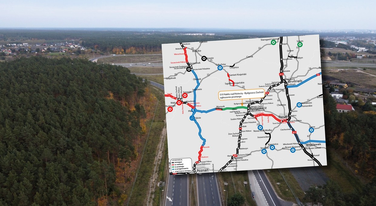 Odcinek drogi S10 o długości 20 km zbliża się do budowy. Zaczęli przyjmować zgłoszenia