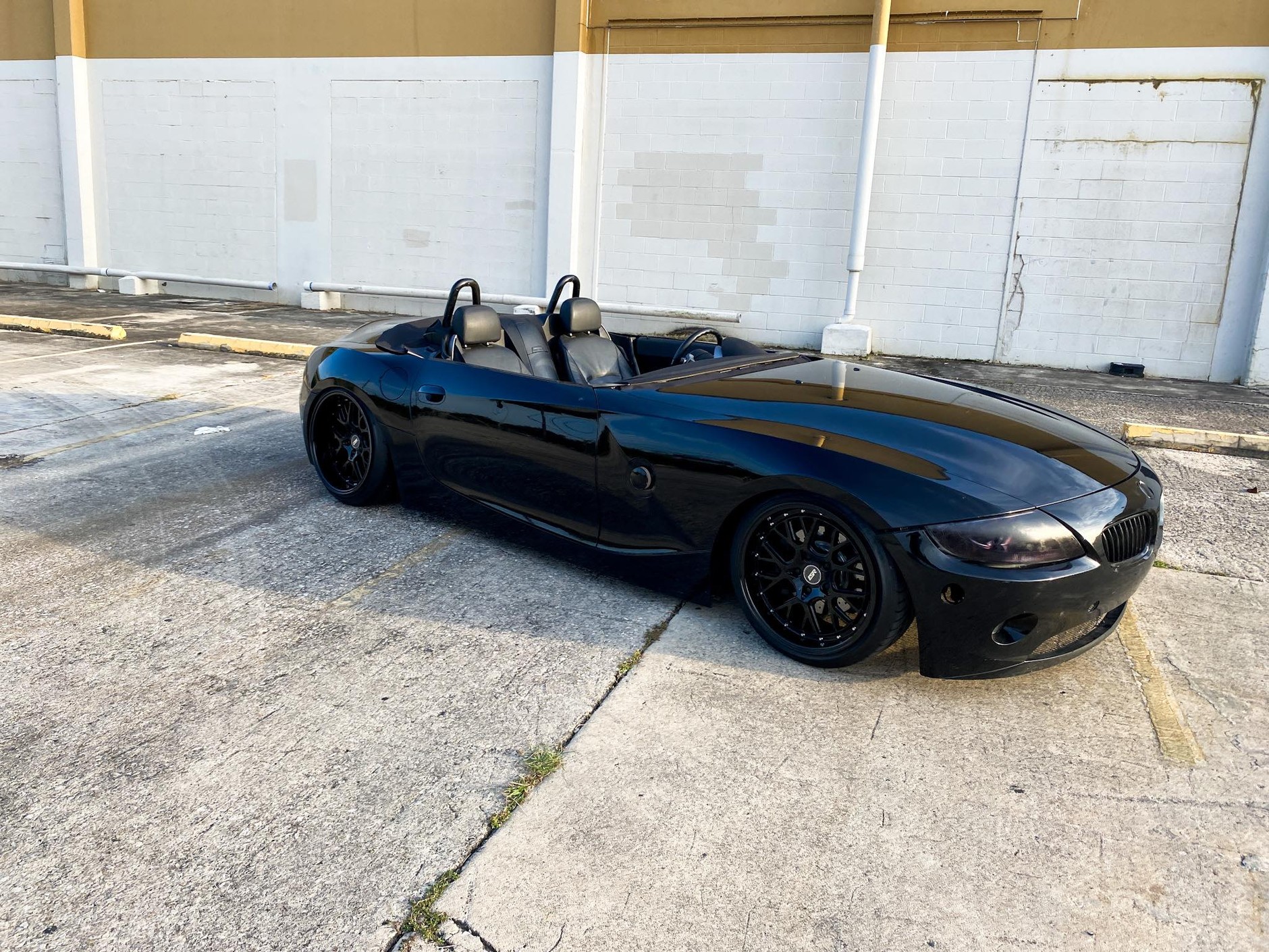 BMW Z4 E85 bez przedniej szyby
