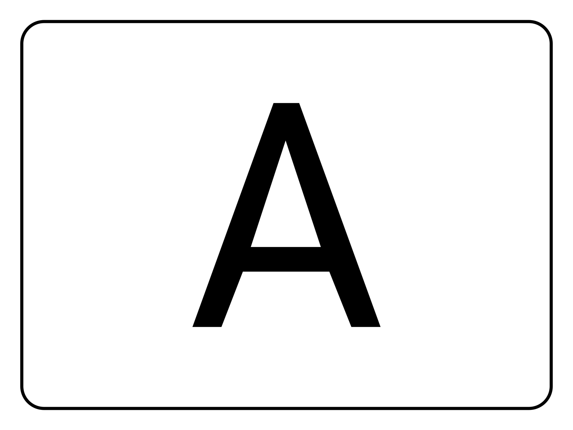 Plakietka "A"