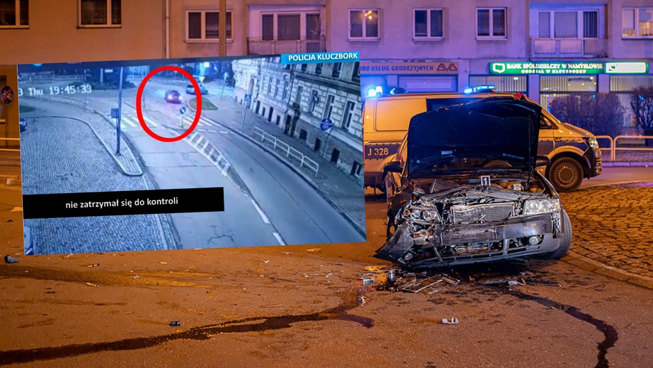 Policyjny pościg za Audi