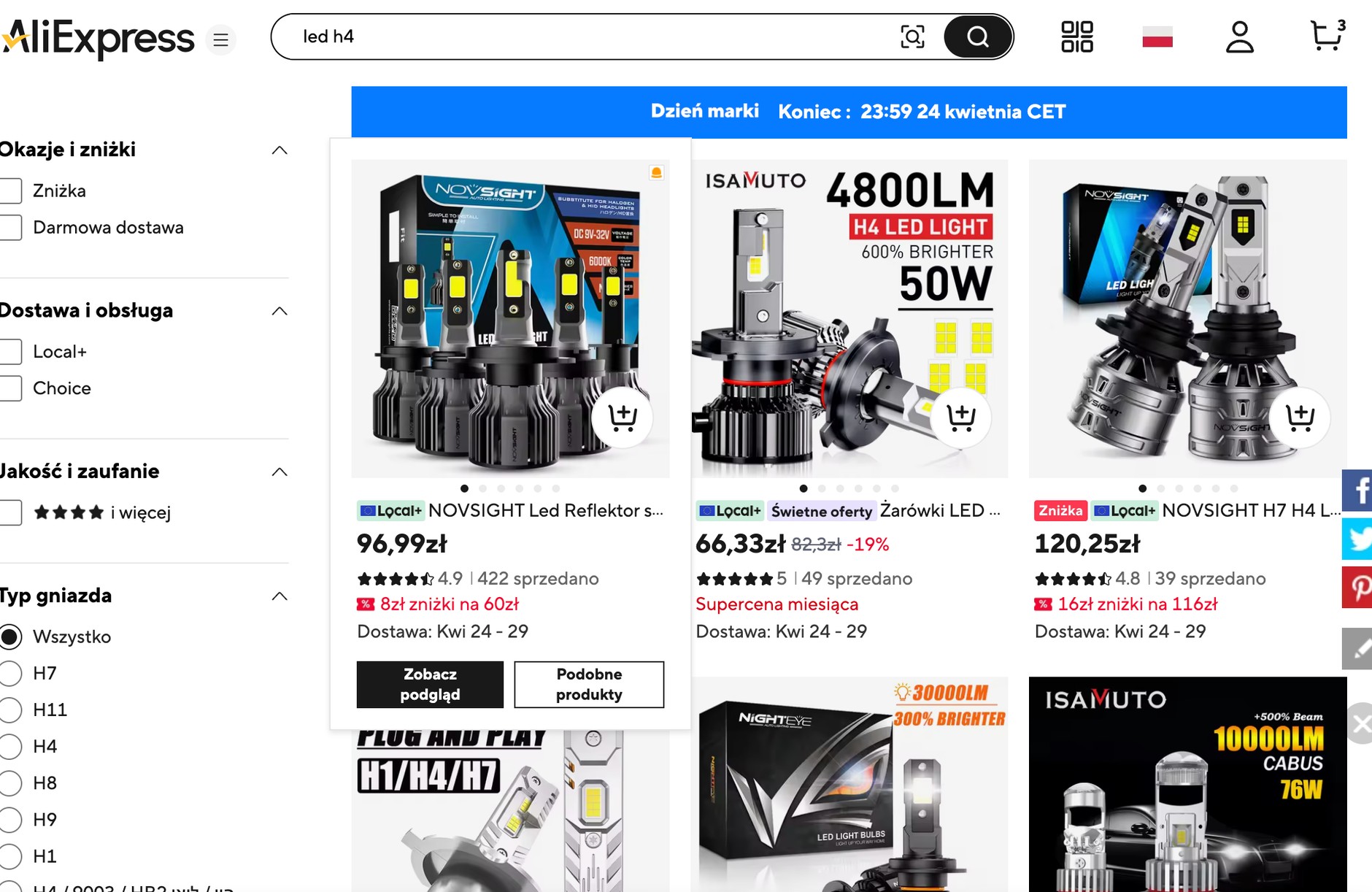 Na chińskim portalu z różnościami jest mnóstwo podejrzanego towaru. Czasami już po opisach widać, że to nie są bezpieczne LED-y