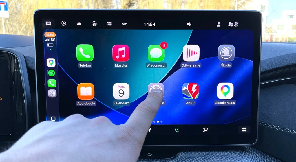 Zmiana wielkości ikonek w interfejsie Apple CarPlay