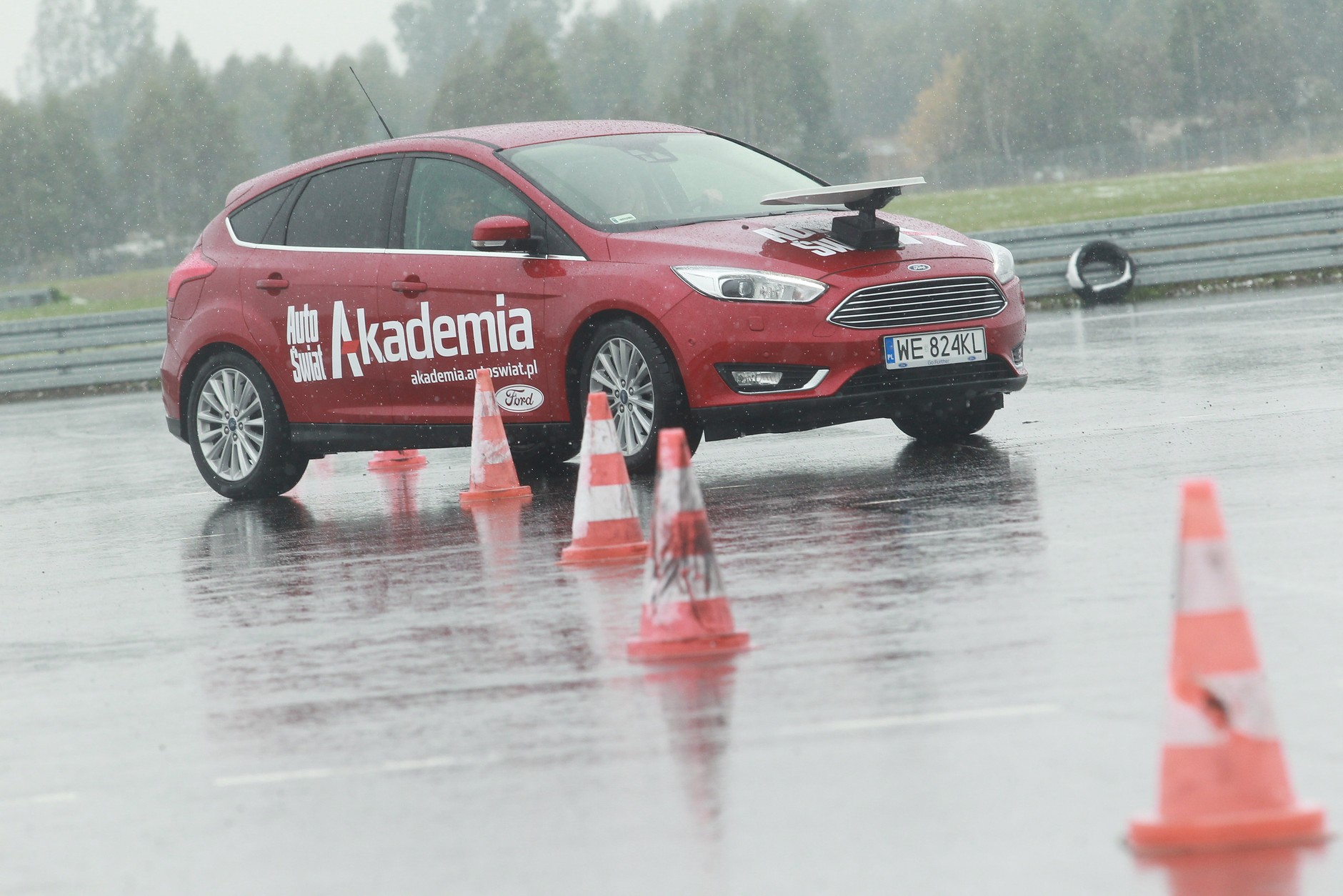 Ćwiczenia na torze Jastrząb.