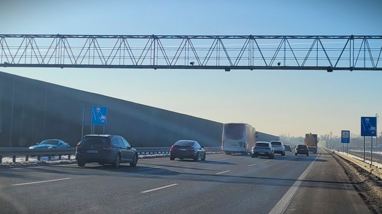 Odcinkowy pomiar prędkości na S8 na obwodnicy Nadarzyna