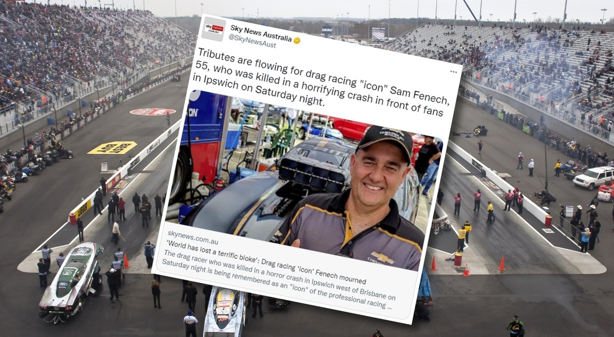 Tragiczny wypadek przy ponad 300 km/h. Sam Fenech zginął za kierownicą dragstera