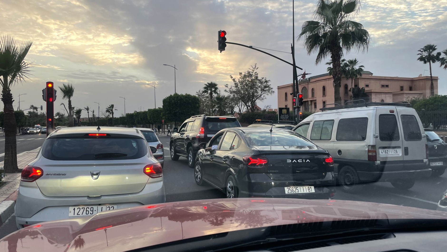 Ruch drogowy w Marrakeszu