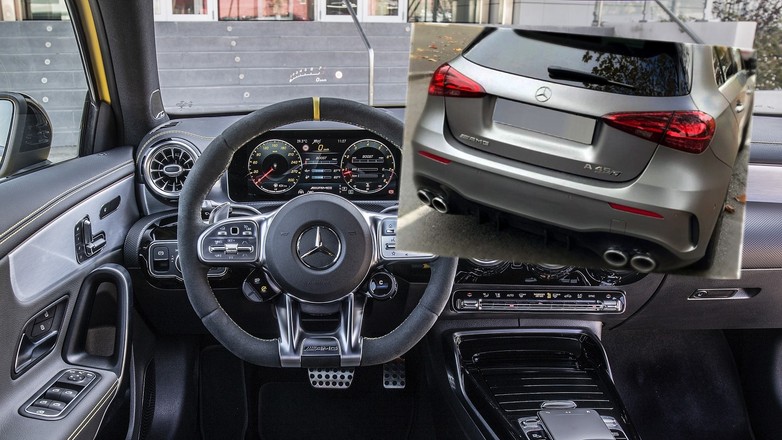 Skradziony w Polsce Mercedes-AMG A45 odnaleziony we Francji