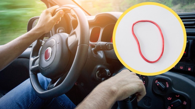 Prosty trik z gumką recepturką może pomóc uniknąć wysokiego mandatu. Zdjęcie ilustracyjne