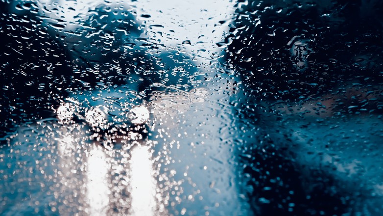 Zła pogoda podczas jazdy